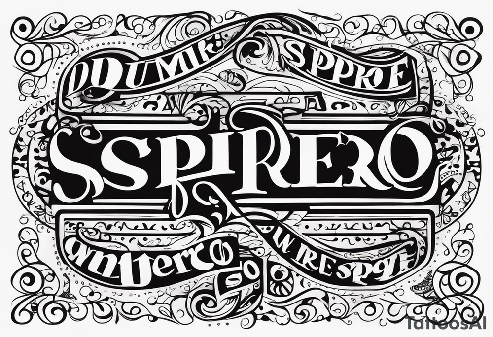 Dum spiro spero tattoo idea