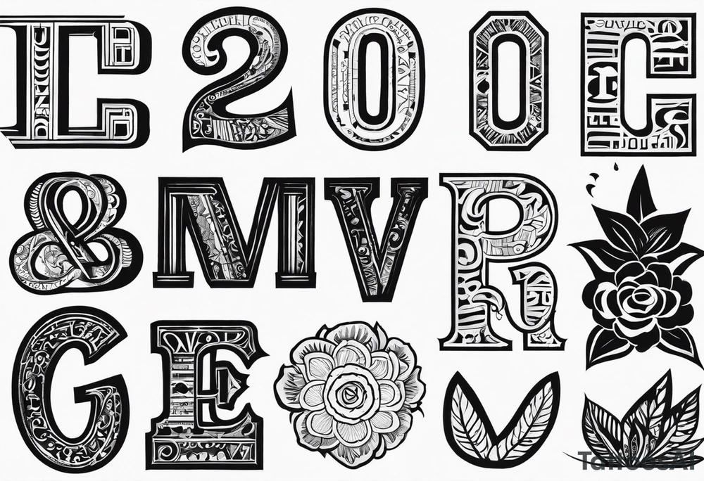 200 tattoo idea