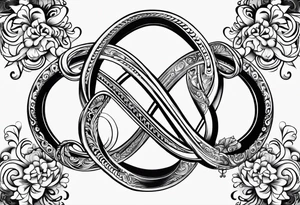 infinity symbol tattoo idea