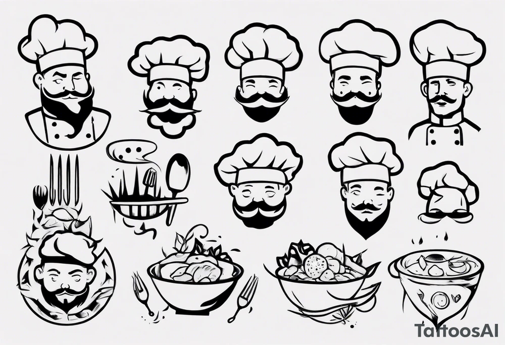 chef inspired tattoo idea