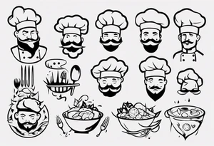 chef inspired tattoo idea