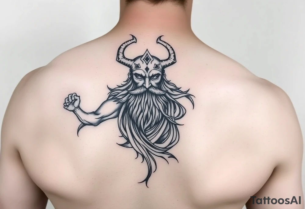 Tartarus greek god on sleve tattoo idea