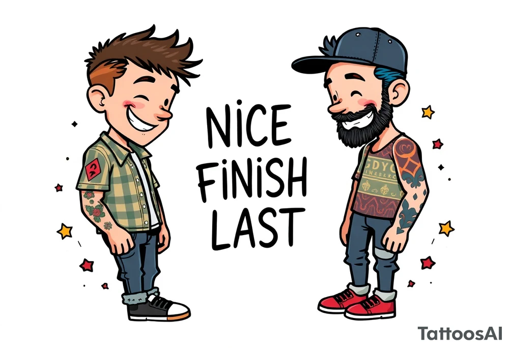 Nice guys finish last tattoo idea