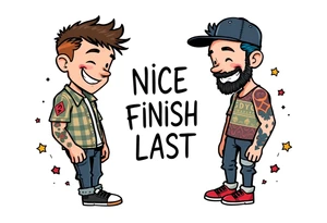 Nice guys finish last tattoo idea