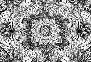 Fractals nature tattoo idea