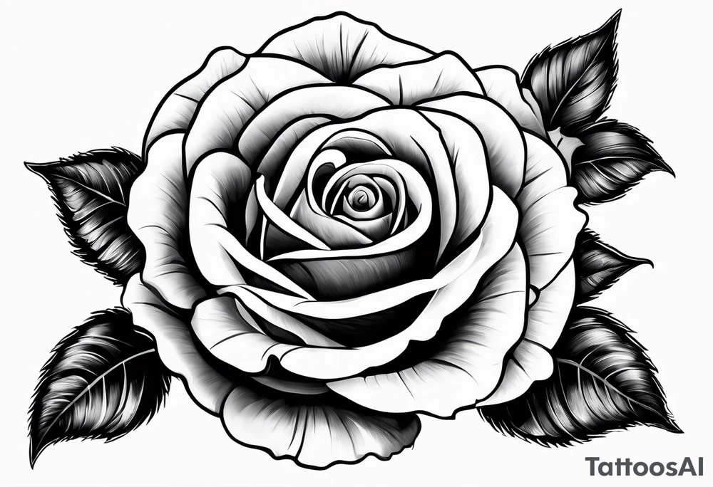 Bdsm rose in mouth tattoo idea