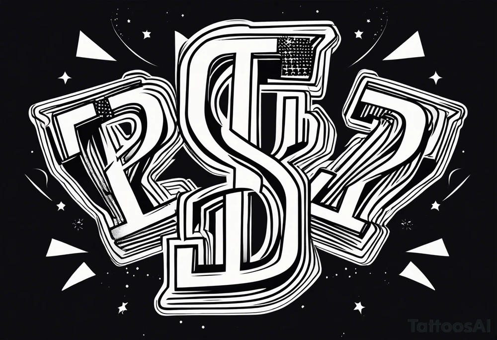 Dollar signs tattoo idea