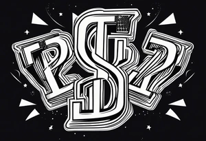 Dollar signs tattoo idea