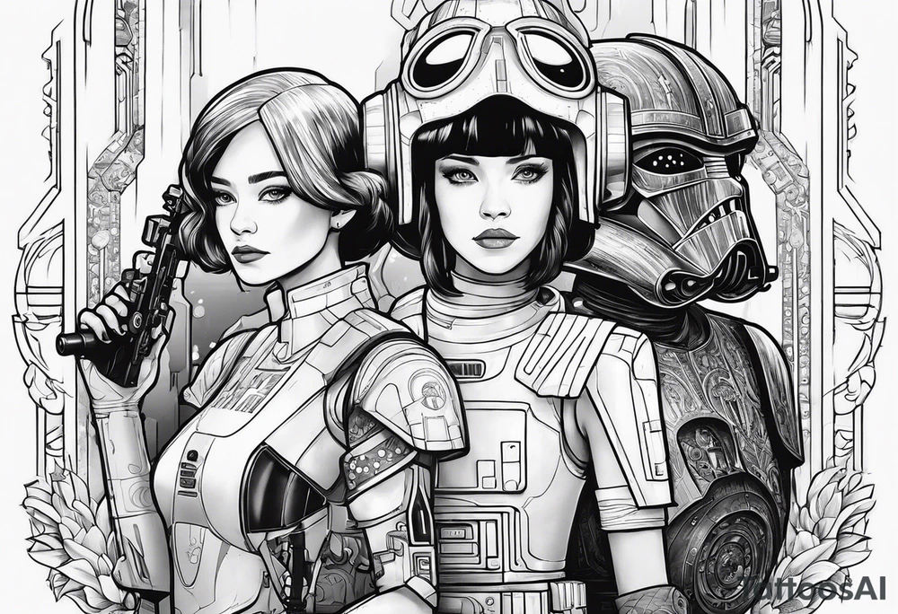 Love, Death & Robots, star wars tattoo idea