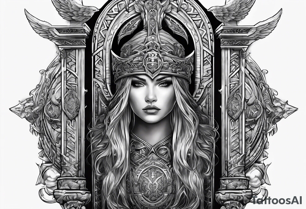 Valhalla gates tattoo idea