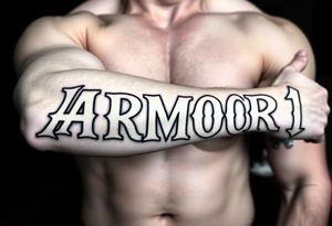 ARMOR tattoo idea