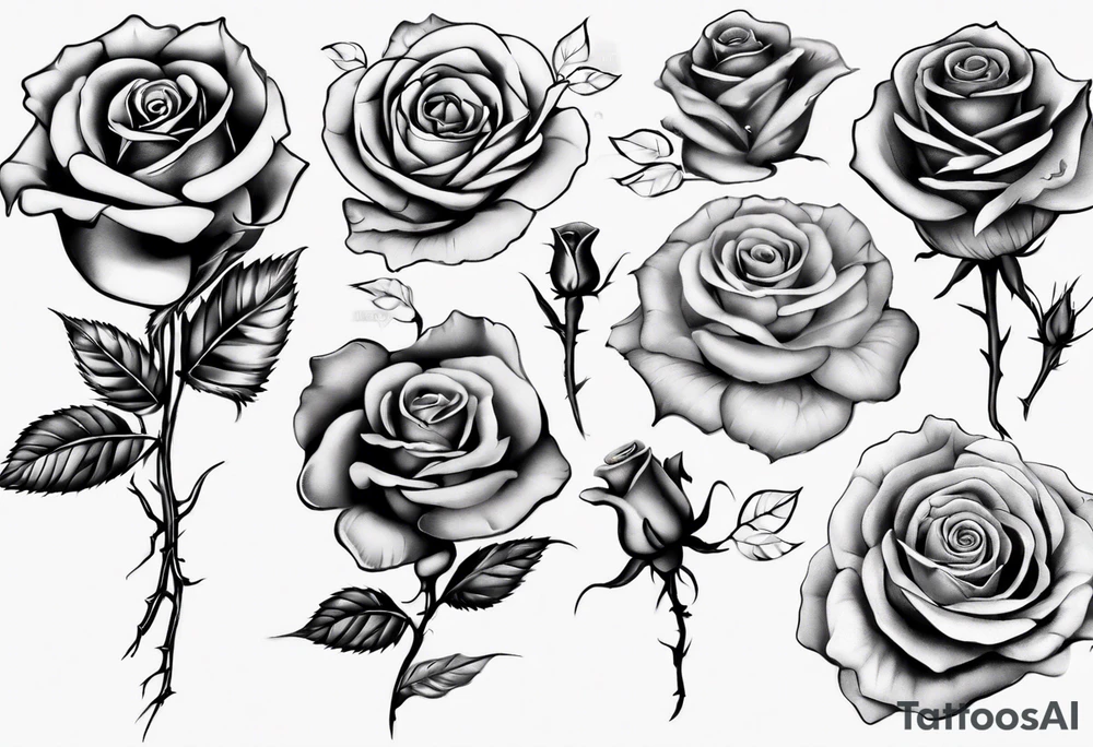 Rose tattoo idea