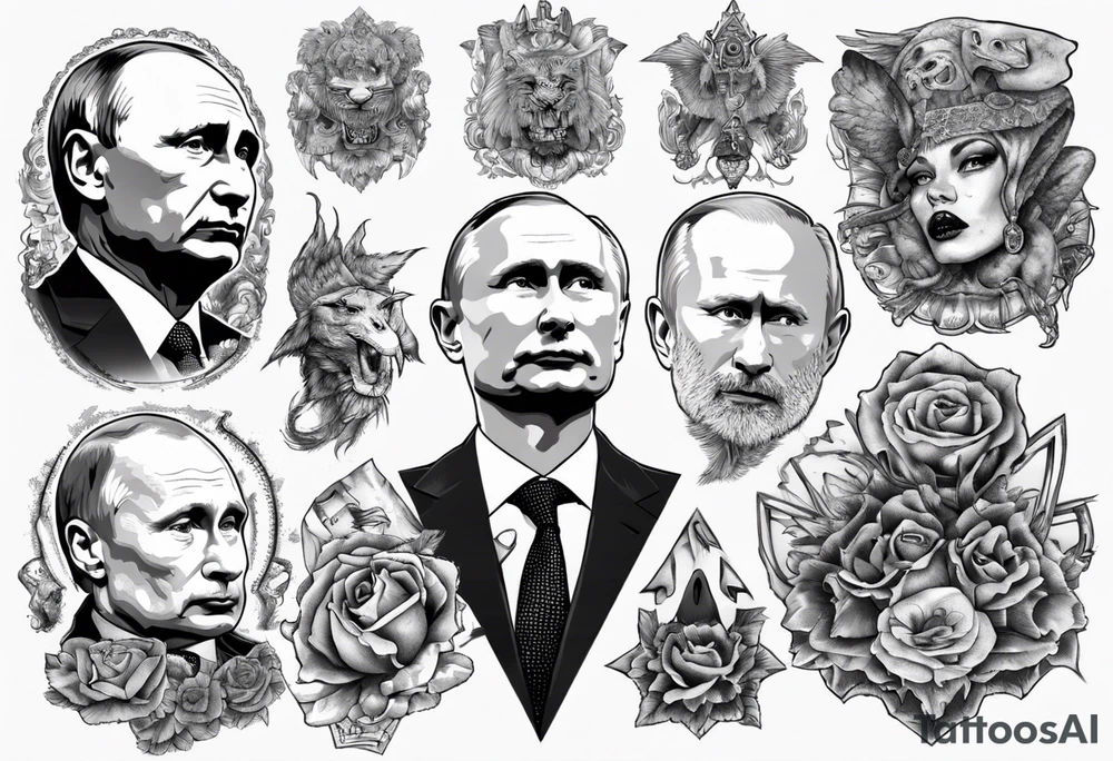 Putin getting railed tattoo idea