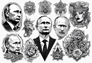 Putin getting railed tattoo idea