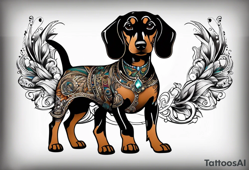 Dashchund tattoo idea