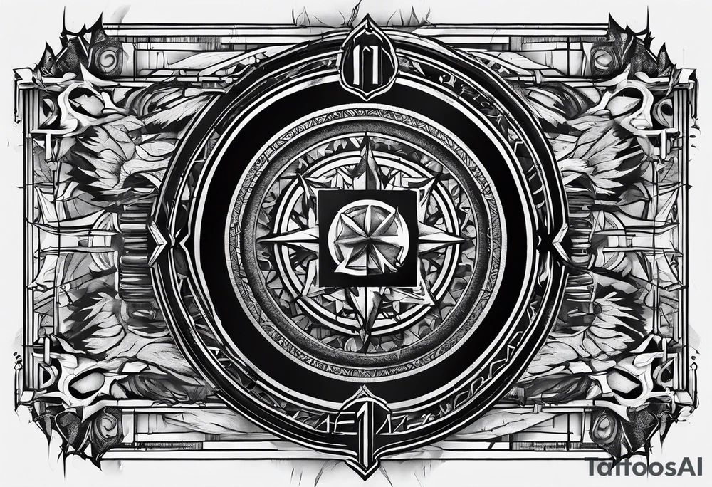 Design a tattoo based on the nine inch nails song right where it belongs tattoo idea