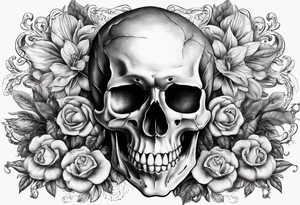 The skull and the pepper must be only one object tattoo idea