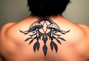 Mushrooms dreamcatcher
Stars tattoo idea