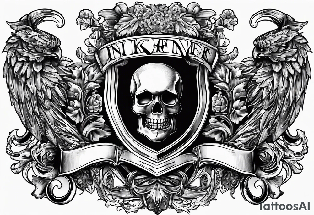 skinner coat of arms tattoo idea