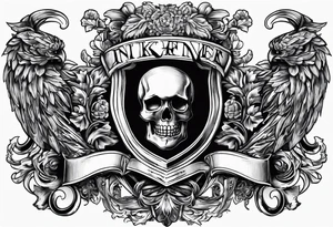 skinner coat of arms tattoo idea