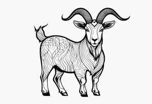 GOAT TEXT tattoo idea