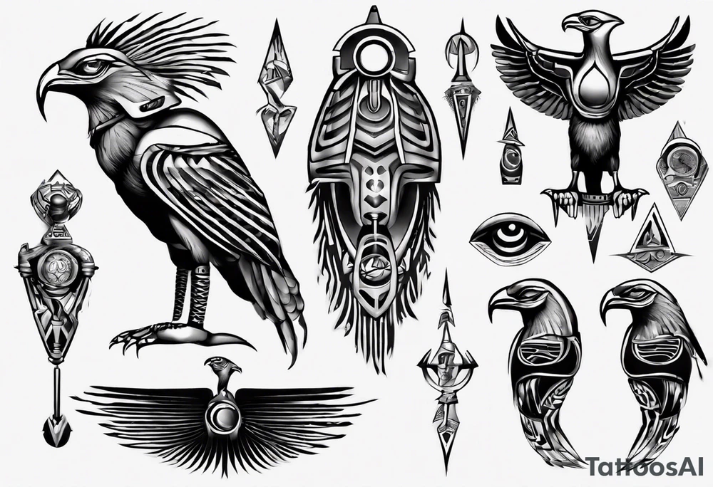 horus tattoo idea