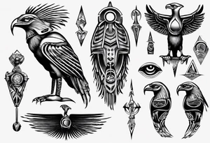 horus tattoo idea