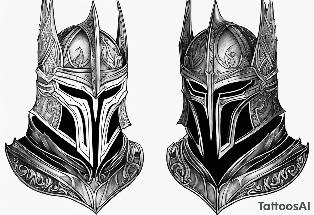 Helm of sauron tattoo idea