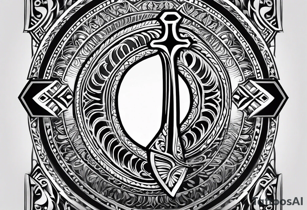 ankh for maori tattoo idea