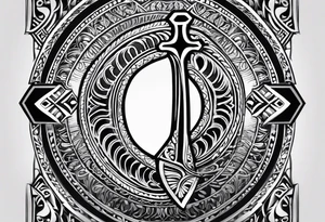 ankh for maori tattoo idea