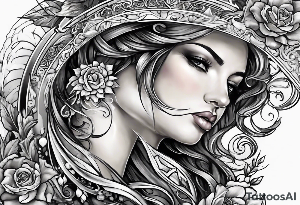 september virgo, birth year 2005, birth place detroit tattoo idea