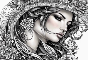 september virgo, birth year 2005, birth place detroit tattoo idea