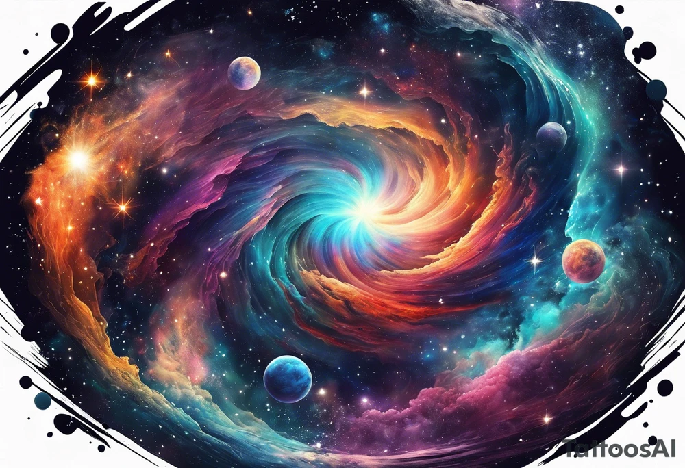 Nebula tattoo idea