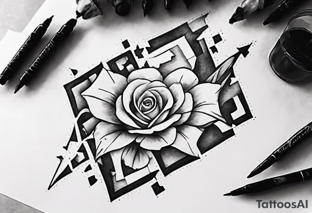 piece of puzzle tattoo idea