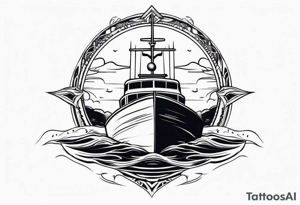 powerboat tattoo idea