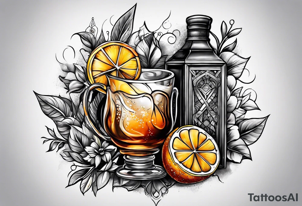 Drinking Chimarrão tattoo idea