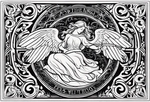 I saw the angel in the marble and carved until I set her free tattoo idea