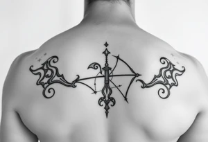 Sexy Sagittarius December 6th genesis tattoo idea