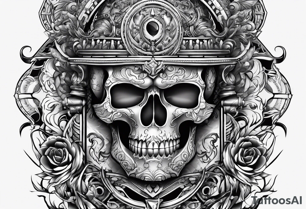 Number 7 tattoo idea