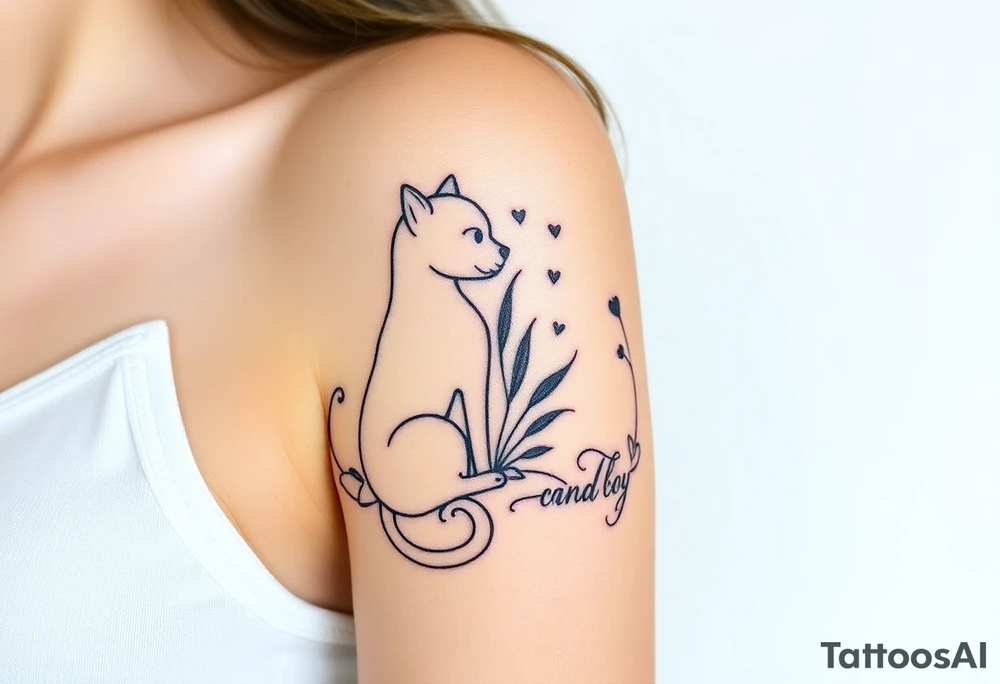 Pet bond tattoo idea