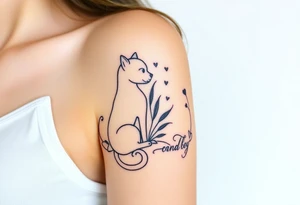 Pet bond tattoo idea
