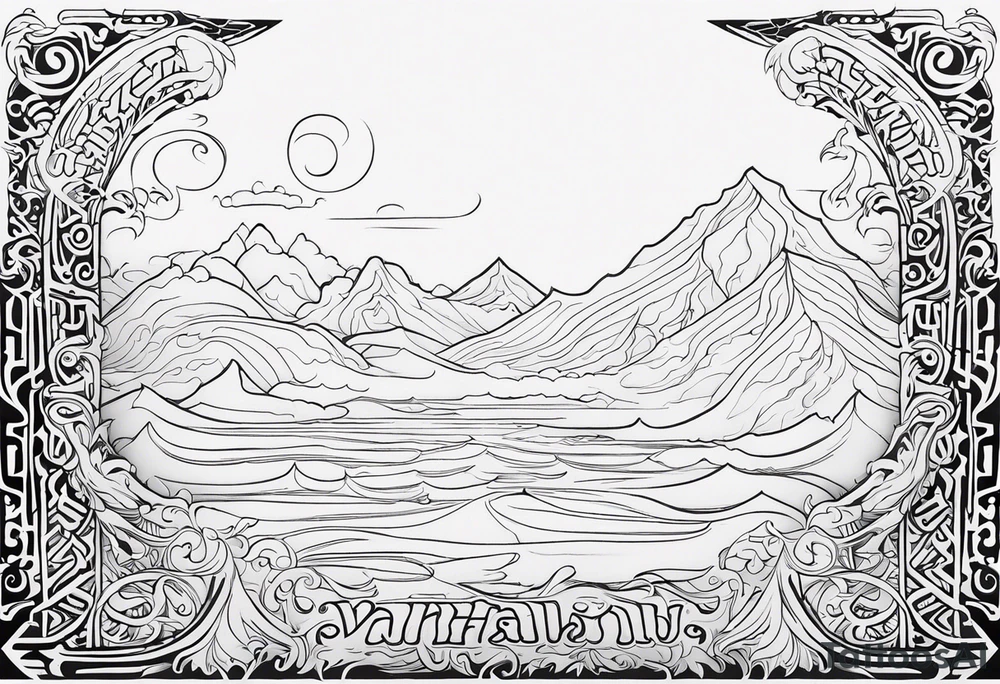Valhalla mist tattoo idea