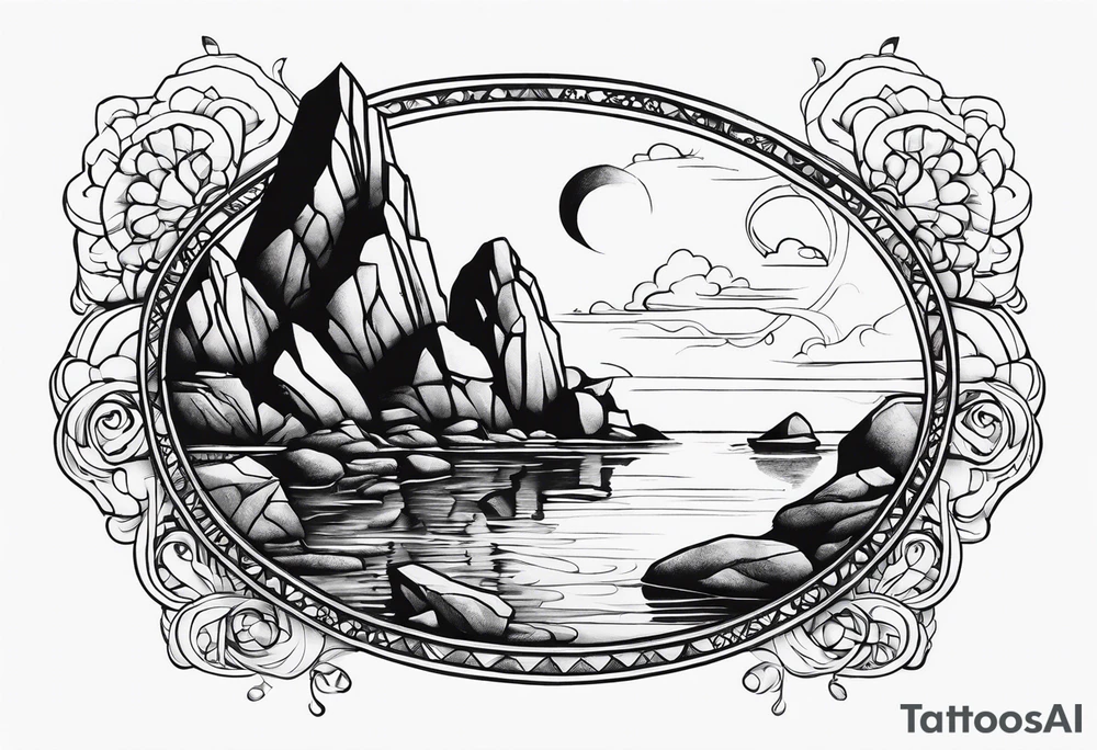 Wish, rocks, skipping tattoo idea