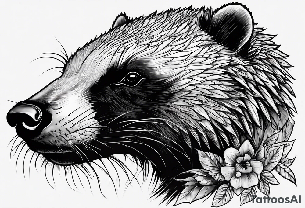 Mc honey badger tattoo idea