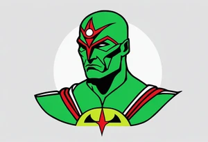 Martian Manhunter tattoo idea