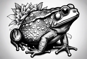 Toad with nunchucks tattoo idea