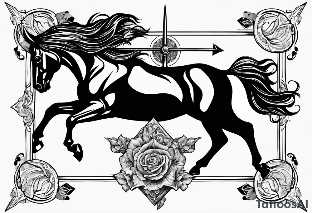 Half Taurus Half Gemini, split down the middle by an arrow. Astrology tattoo idea Half Taurus Half Gemini, split down the middle by an arrow. Astrology tattoo idea