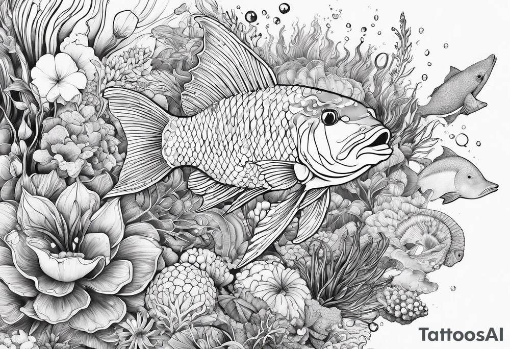 small sealife tattoo tattoo idea