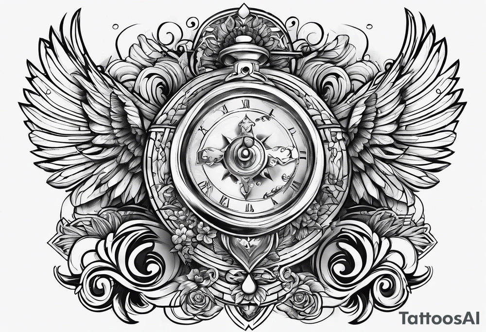 Heart and mind balance quote tattoo tattoo idea