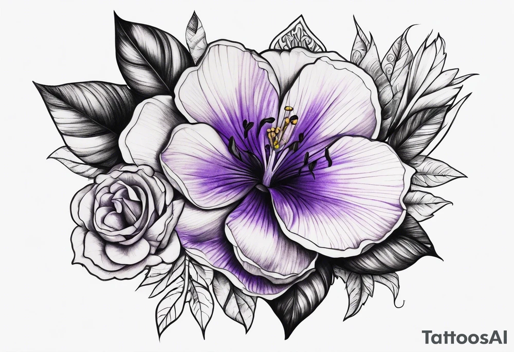 violet tattoo tattoo idea